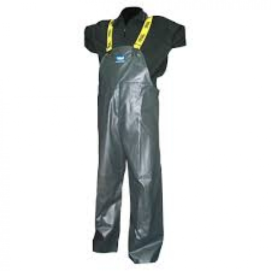 PANTALON IMPERMÉABLE A BRETELLE JOURNEYMAN PVC 0.45MM VERT