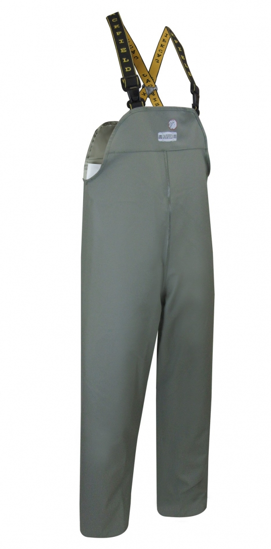 PANTALON IMPERMÉABLE A BRETELLE PVC 0.60MM VERT