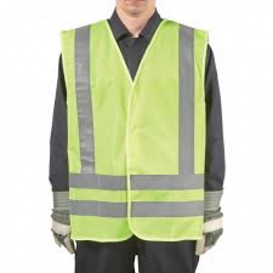 VESTE DE CIRCULATION HAUTE VISIBILITÉ JAUNE/VERT