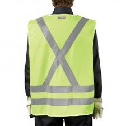 VESTE DE CIRCULATION HAUTE VISIBILITÉ JAUNE/VERT