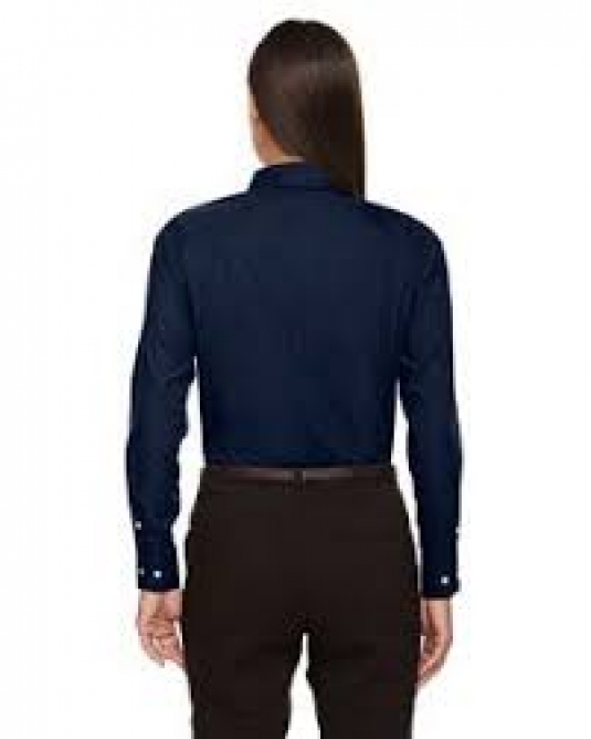 CHEMISE CROW WOVEN HOMME OU FEMME MANCHES LONGUES 45/55 POLY/COTON 