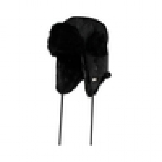 CHAPEAU NYLON, NYLON PIQUÉ ET FOURRURE DE LAPIN