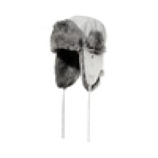 CHAPEAU NYLON, NYLON PIQUÉ ET FOURRURE DE LAPIN