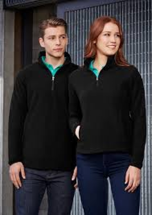 MOLLETON TRINITY HOMME 1/2 ZIP EN POLAR