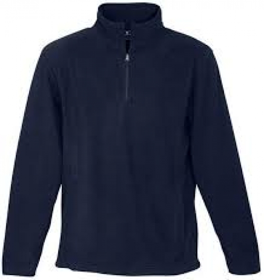 MOLLETON TRINITY HOMME 1/2 ZIP EN POLAR