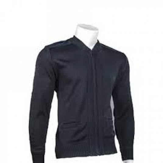 VESTE COMMANDO UNISEXE COL ROND AVEC FERMETURE ÉCLAIRE, ÉPAULETTES ET COUDES RENFORCIS