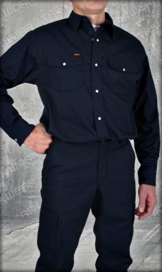 CHEMISE DE TRAVAIL TASK HOMME MANCHES LONGUES OU COURTES AVEC SNAP, 65/35 POLY/COTON
