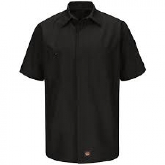 CHEMISE DE TRAVAIL RED KAP HOMME MANCHES COURTES 65/35 POLY/COTON