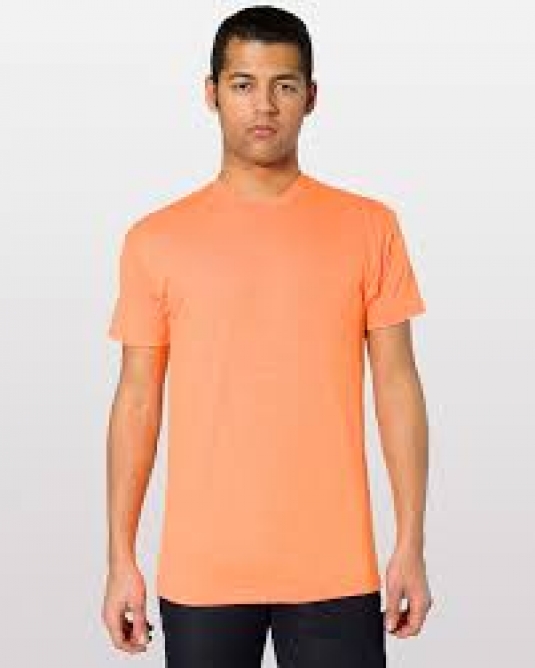 T-SHIRT COL ROND HOMME MANCHES COURTES 50/50 POLY/COTON