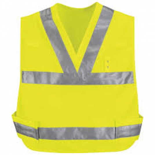 VESTE DE CIRCULATION POLICE LIME