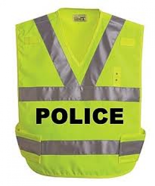 VESTE DE CIRCULATION POLICE LIME