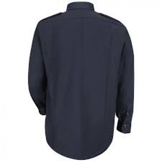 CHEMISE OFFICIER AMERICAINE NEW GENERATION HOMME MANCHES LONGUES 74% POLY/25% LAINE/1% LYCRA BLUEBLACK