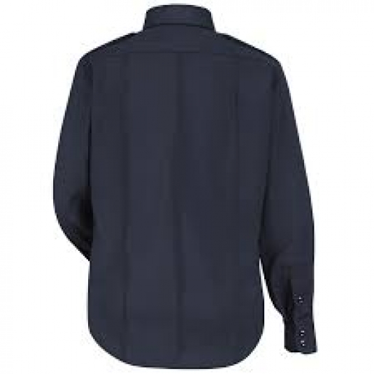 CHEMISE OFFICIER AMERICAINE NEW GENERATION FEMME MANCHES LONGUES 74% POLY/25% LAINE/1% LYCRA BLUEBLACK