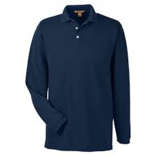 POLO EASY BLEND HOMME MANCHES LONGUES 65/35 POLY/COTON