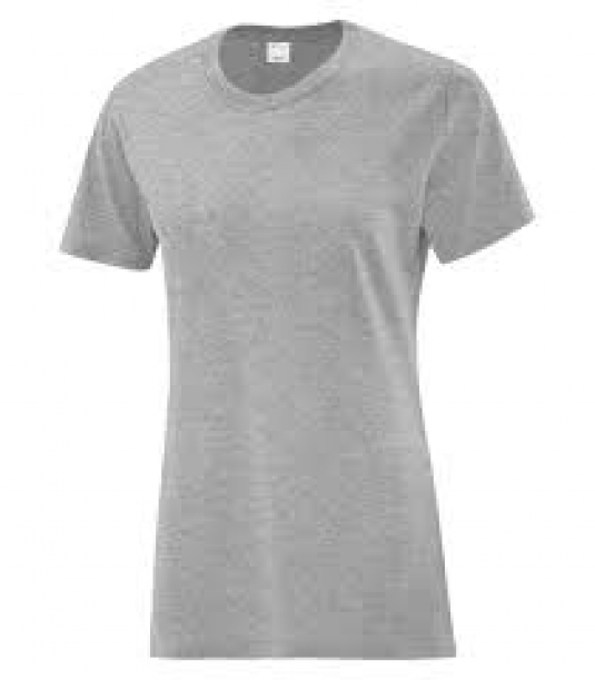 T-SHIRT EVERYDAY COL ROND FEMME MANCHES COURTES 100% COTON