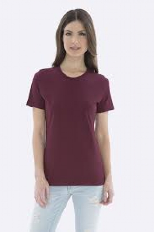 T-SHIRT EVERYDAY COL ROND FEMME MANCHES COURTES 100% COTON