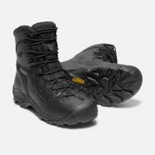BOTTE UNIFORME DETROIT 8'' HOMME SANS CAP ET SEMELLE AVEC MEMBRANE IMPERMÉABLE ET ZIP