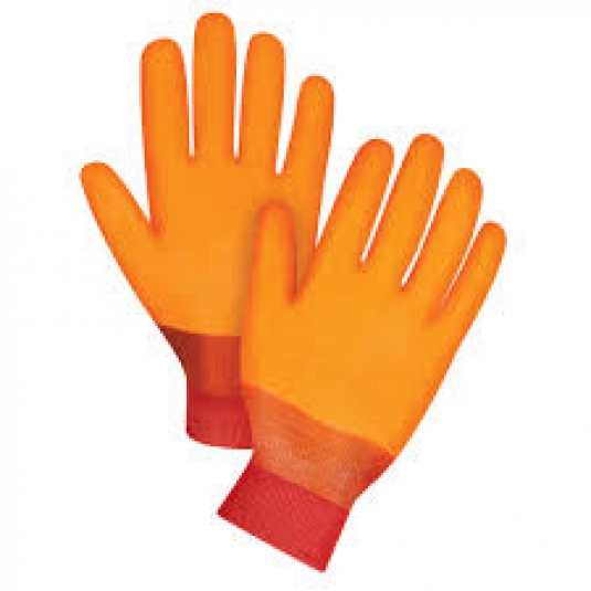 GANT EN PVC DOUBLÉS MOLLETON LARGE