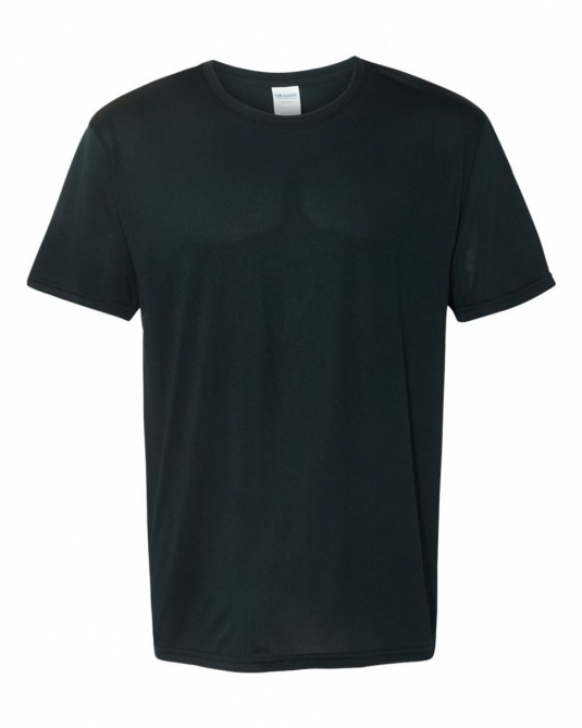 T-SHIRT GILDAN COL ROND HOMME OU FEMME MANCHES COURTES 100% POLYESTER
