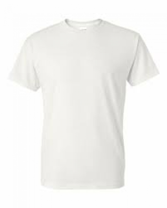 T-SHIRT GILDAN COL ROND HOMME MANCHES COURTES 50/50 POLYCOTON